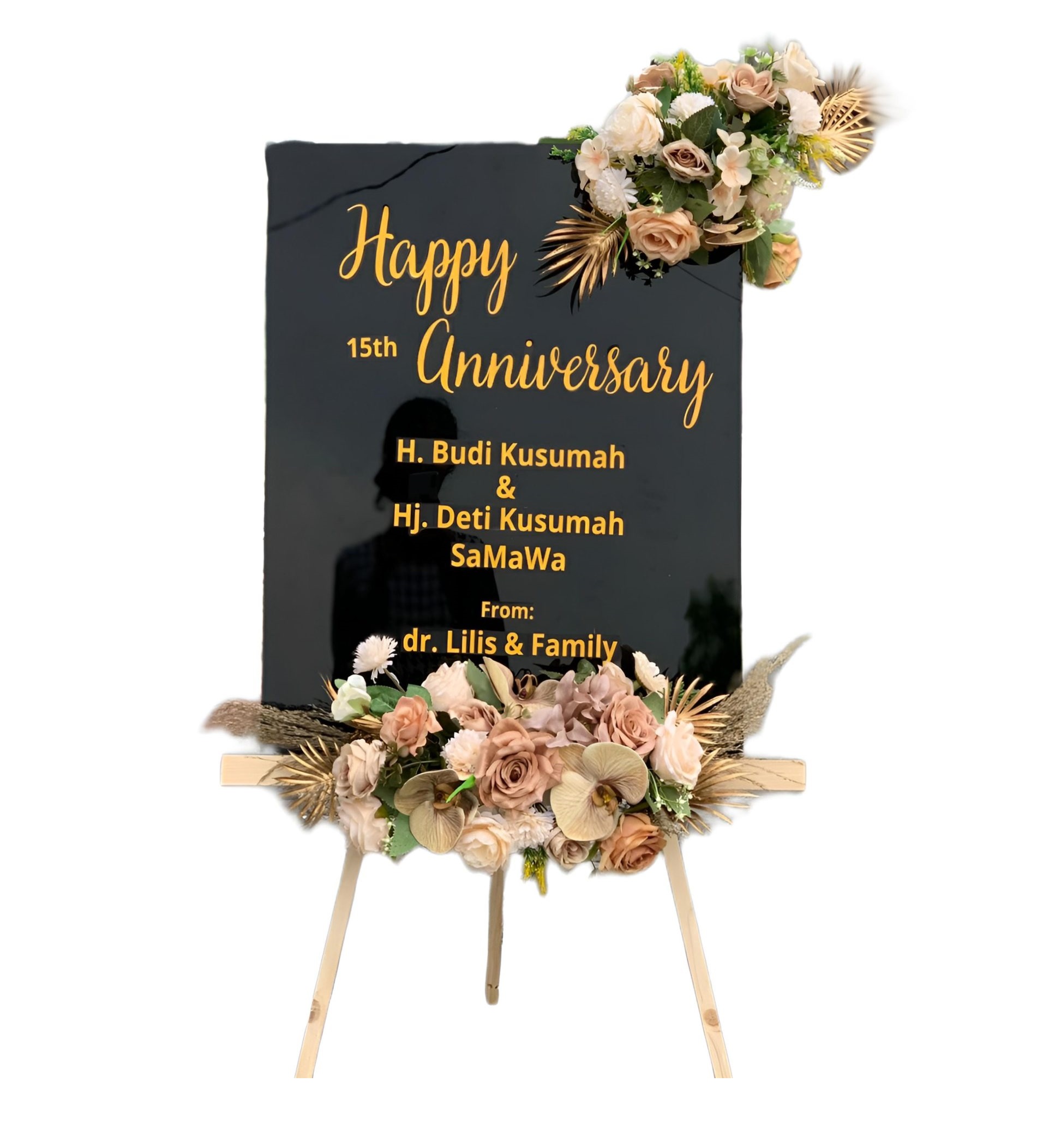 Papan Bunga Akrilik Sumbergempol