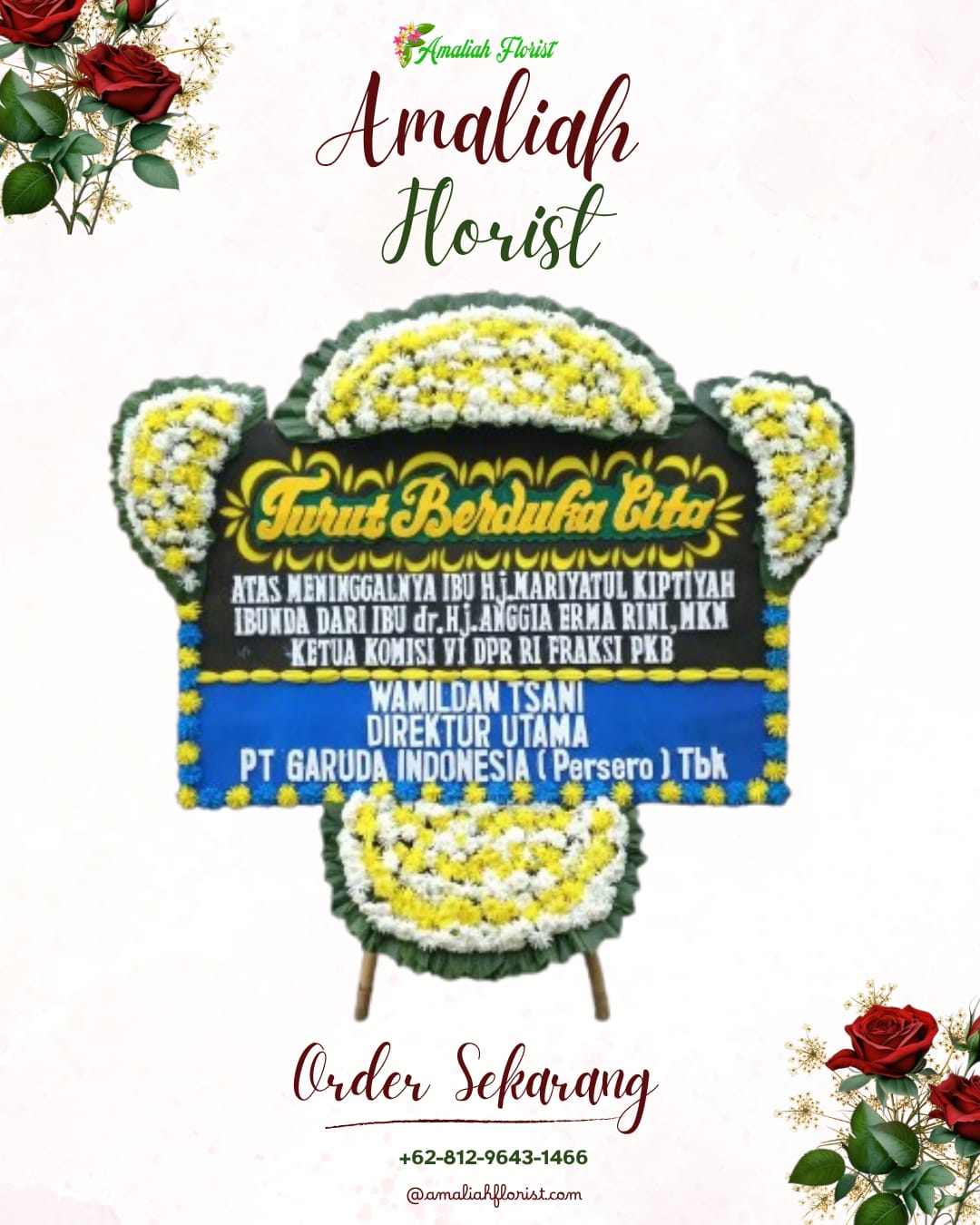 Papan Bunga Duka Sumbergempol